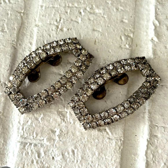 Musi Vintage Rhinestone Shoe Clips - Picture 10 of 12